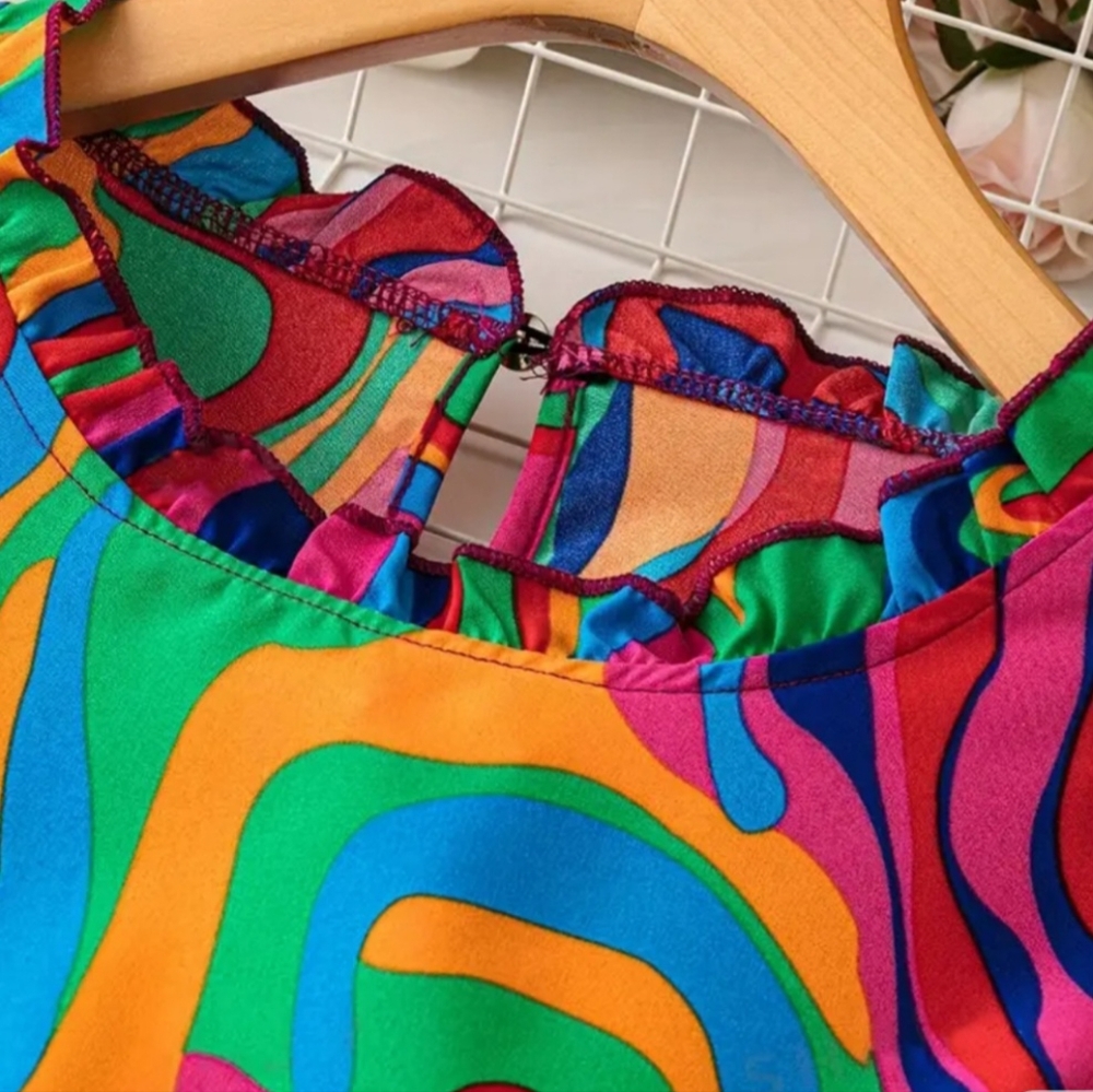 Colorfull Blouse - Picture 3 of 3
